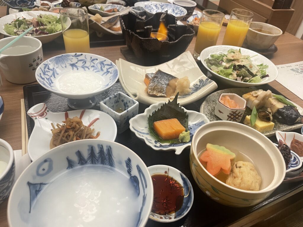 蓮月の朝食